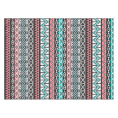 Modern Native American Tribal Aztec Pattern Tafelkleed (Voorkant (Horizontaal))