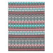 Modern Native American Tribal Aztec Pattern Tafelkleed (Voorkant)