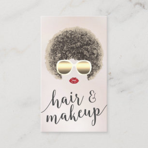 Modern Natural Hair Makeup Beauty Salon Loyalty