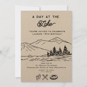 Modern Natuur zomerbos Kaart