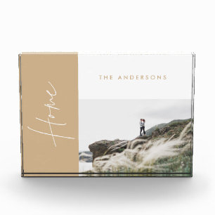 modern natuurlijk beige home fotocadeau fotoblokken