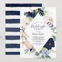 Modern Nautical | Floral Bachelorette