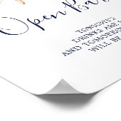 Modern Nautical | Floral Open Bar Poster (Hoek)