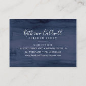 Modern Nautical | Florence-Visitekaartje Visitekaartje (Achterkant)