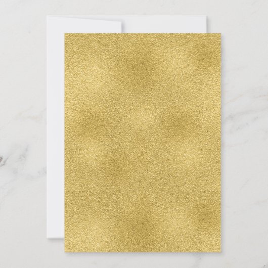 Modern Nautical Gold Stripe Zeilboot Baby shower Kaart (Achterkant)