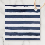 Modern Nautical | Greenery Hartelijk dank Bedankjes Labels (Achterkant)