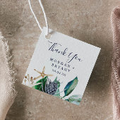 Modern Nautical | Greenery Hartelijk dank Bedankjes Labels