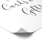 Modern Nautical | Kaarten en cadeaubonzen Poster (Hoek)