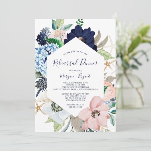 Modern Nautical | Kuifje van de Floral Kaart (Staand voorkant)