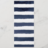 Modern Nautical | Menu Floral Wedding (Achterkant)