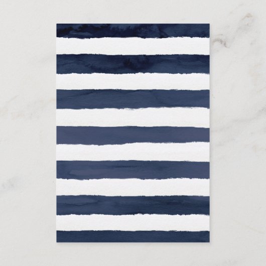 Modern Nautical | Ontvangst van Grieks huwelijk Informatiekaartje (Achterkant)