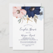 Modern Nautical | schoeisel voor Floral Couples Kaart (Voorkant)