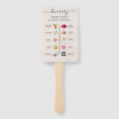 Modern Nautical | Trouwprogramma Handventilator me Handwaaier (Achterkant)