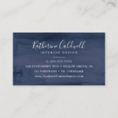 Modern Nautical | Visitekaartje scheepshelm (Achterkant)