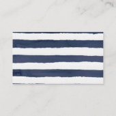 Modern Nautical | Website Floral Wedding Informatiekaartje (Achterkant)