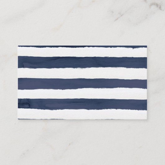 Modern Nautical | Website Floral Wedding Informatiekaartje (Achterkant)