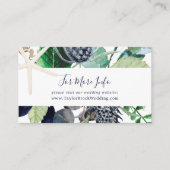 Modern Nautical | Website Grieks huwelijk Informatiekaartje (Voorkant)