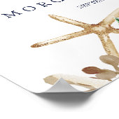 Modern Nautical | Welkom Greenery Wedding Poster (Hoek)