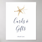 Modern Nautilus | Sterrenkaart en Cadeaus Bord Poster (Voorkant)