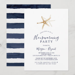 Modern Nautilus | Zeester Housewarming Feest Kaart