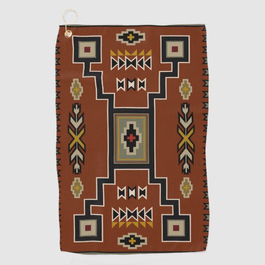 Modern Navajo Golf Towel Golfhanddoek (Voorkant)