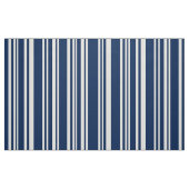 Modern Navy and White Stripes Fabric Stof (Fat Quarter)