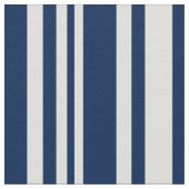 Modern Navy and White Stripes Fabric Stof (Close Up)