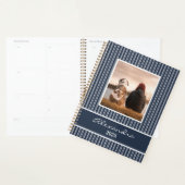 Modern Navy Blue 1 Photo 2023 Custom Planner (Display)