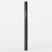 Modern Navy Blue en Plum Striped Case-Mate iPhone Case (Achterkant/rechts)