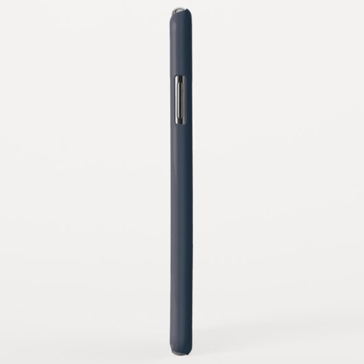 Modern Navy Blue en Plum Striped Case-Mate iPhone Case (Achterkant/rechts)