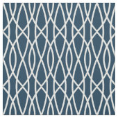 Modern Navy Blue Geometric Pattern Stof (Swatch)