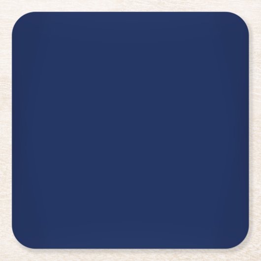 Modern Navy Blue  Kartonnen Onderzetters (Voorkant)