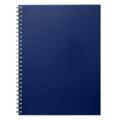Modern Navy Blue Notitieboek (Voorkant)