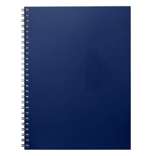 Modern Navy Blue  Notitieboek (Voorkant)