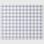 Modern Navy Blue Pset |Groot patroon| Cadeaupapier (Vlak)