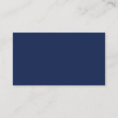 Modern Navy-Blue Royal Wedding Rsvp Card Informatiekaartje (Achterkant)
