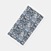 Modern Navy Blue Servet (Hoek)