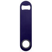 Modern Navy Blue Specialized Groomsman Speed Flessenopener (Achterkant)