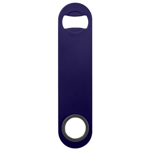 Modern Navy Blue Specialized Groomsman Speed Flessenopener (Achterkant)