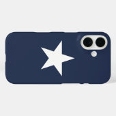 Modern Navy Blue Star Mark Case-Mate iPhone Case (Achterkant (horizontaal))