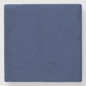 Modern Navy Blue  Stenen Onderzetter (Voorkant)