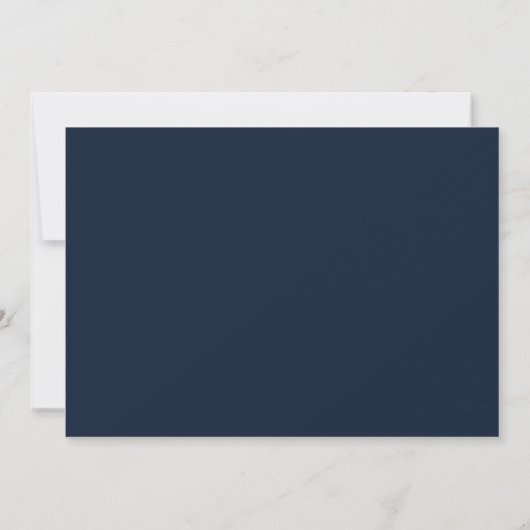 Modern Navy Emerald Abstracte Waterverf Kaart (Achterkant)