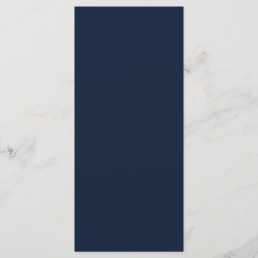 Modern Navy Emerald Abstracte Waterverf Menu (Achterkant)