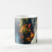 Modern Navy & Gold Abstract Mountain Peak – Luxury Koffiemok (Center)