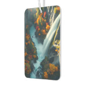 Modern Navy & Gold Abstract Mountain Peak – Luxury Luchtverfrisser (Links)