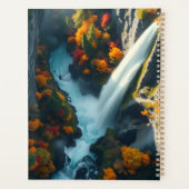 Modern Navy & Gold Abstract Mountain Peak – Luxury Planner (Achterkant)