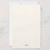 Modern Navy Gold Luxury Realtor Estate Agent Briefpapier (Achterkant)