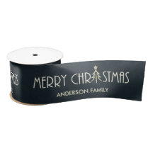 MODERN NAVY MERRY CHRISTMAS DOODLE HOLIDAY CUSTOM