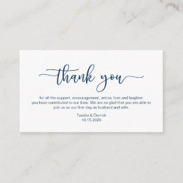 Modern Navy minimalisme lettertype, Verjaardag Dan Informatiekaartje