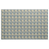Modern Navy Mosterd Abstract geometrisch patroon Stof (Fat Quarter)